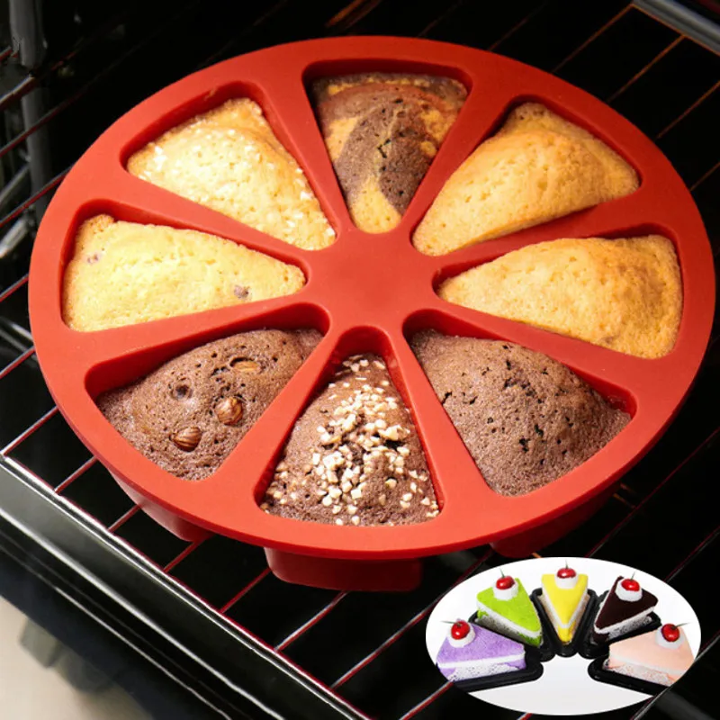 1pc Bakeware Molds Cake Pan 3D Silicone Cake Mold Pudding Triangle Cakes Pizza Mould Muffin Baking Tools Fondant Cake Molds
1pc Bakeware Molds Cake Pan 3D Silicone Cake Mold Pudding Triangle Cakes Pizza Mould Muffin Baking Tools Fondant Cake Molds