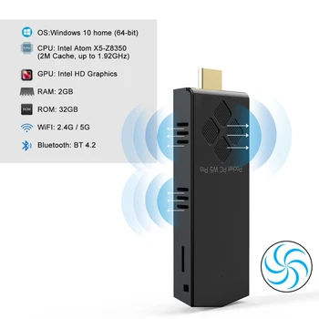W5 Pro Mini Computer Stick Windowns 10 Mini PC I-ntel A-tom Z8350 4GB DDR 64GB eMMC Support 4K 2.4G/5.8G WiFi CC BT 4.2
W5 Pro Mini Computer Stick Windowns 10 Mini PC I-ntel A-tom Z8350 4GB DDR 64GB eMMC Support 4K 2.4G/5.8G WiFi CC BT 4.2