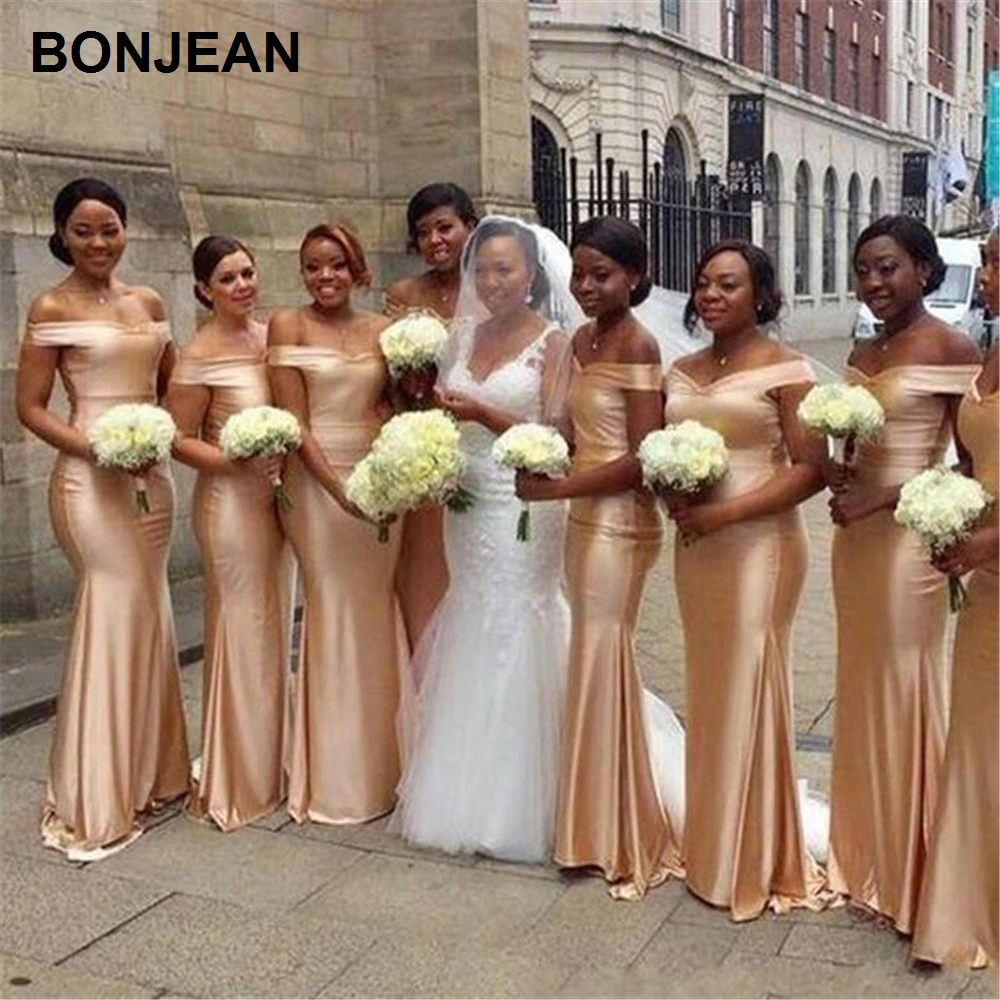 Wholesale Price Off the Shoudler Bridesmaids Dresses Long Satin Golden Bridesmaid Dress Sleeveless Boat Neck for Wedding Party
Wholesale Price Off the Shoudler Bridesmaids Dresses Long Satin Golden Bridesmaid Dress Sleeveless Boat Neck for Wedding Party
