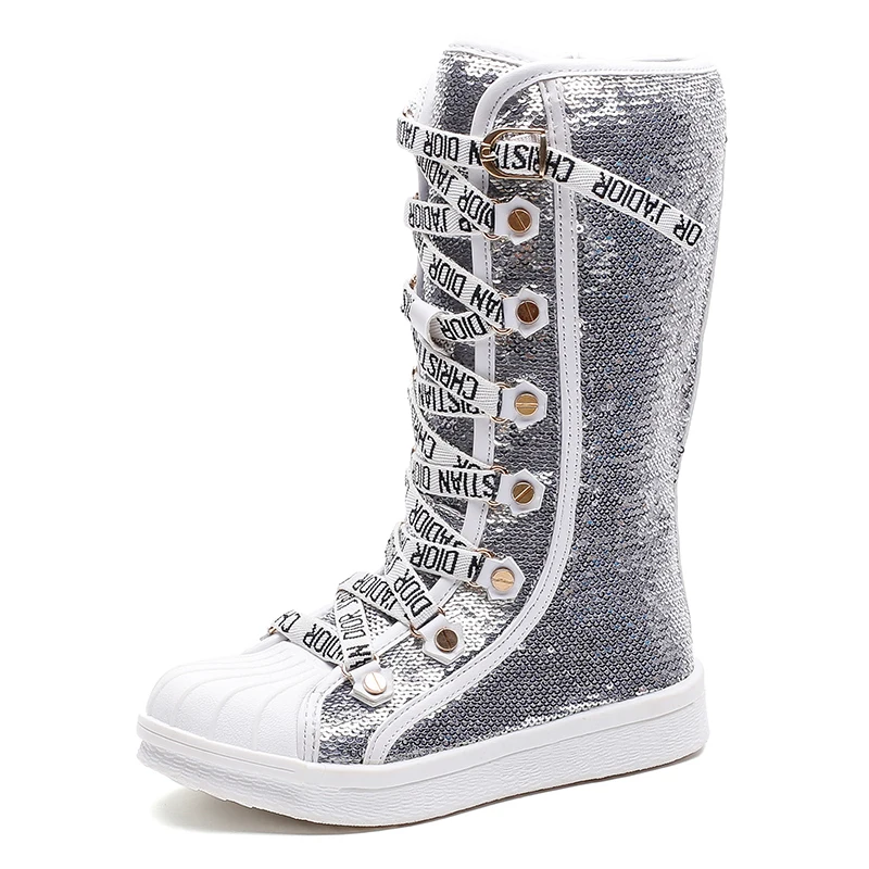 Girls Boots Sequins Child Shoes Kids Breathable Snow Boots Girls Children Rubber Bottom Fashion Winter Boots Baby SCM32
Girls Boots Sequins Child Shoes Kids Breathable Snow Boots Girls Children Rubber Bottom Fashion Winter Boots Baby SCM32
