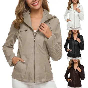 Gothic faux leather Jacket Women Winter Autumn Motorcycle Jacket Black Outerwear faux leather PU Jacket Coat Motorcycle style
Gothic faux leather Jacket Women Winter Autumn Motorcycle Jacket Black Outerwear faux leather PU Jacket Coat Motorcycle style