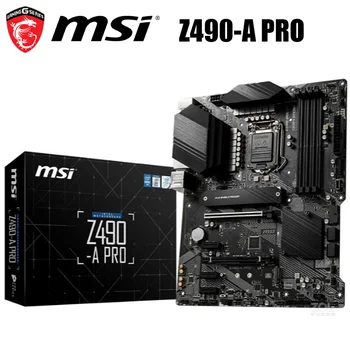 100% New MSI Z490-A PRO Motherboard LGA 1200 PCI-E 4.0 M.2 DDR4 128GB Original Desktop MSI Z490 Mainboard 1200 Intel Z490 ATX 
100% New MSI Z490-A PRO Motherboard LGA 1200 PCI-E 4.0 M.2 DDR4 128GB Original Desktop MSI Z490 Mainboard 1200 Intel Z490 ATX