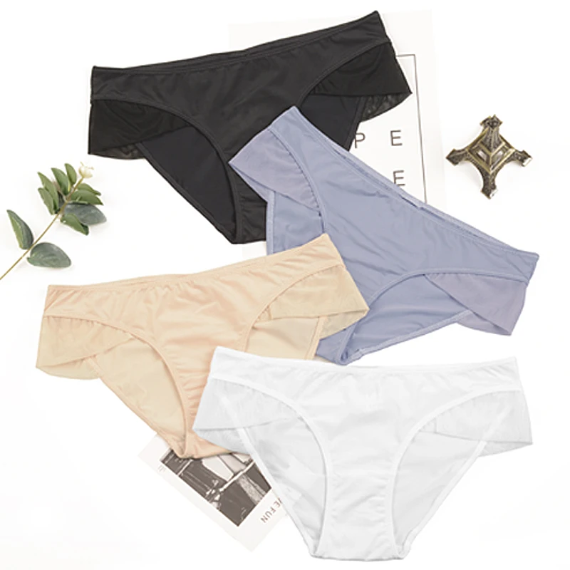 European and American comfortable seamless mesh large-size Triangle pants pure cotton low-waist ladies underwear sexy breathable
European and American comfortable seamless mesh large-size Triangle pants pure cotton low-waist ladies underwear sexy breathable