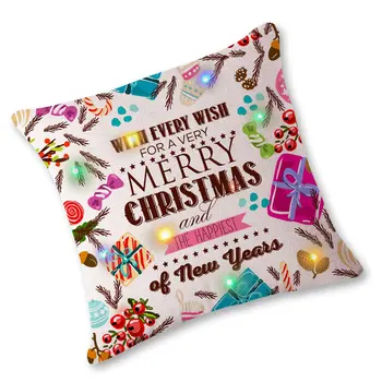 New New Christmas Design Cotton Linen Pillow Cover Super Soft Car Office Sofa Cushion Pillow Cover Home Decoration with LED
New New Christmas Design Cotton Linen Pillow Cover Super Soft Car Office Sofa Cushion Pillow Cover Home Decoration with LED