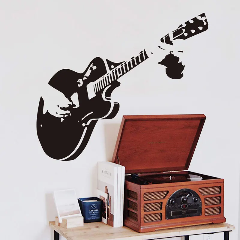 Creative Guitar Music Wall Stickers Vinyl Art Home Decoration Boy Teens Room Bedroom Dorm Guitarist Decals Murals Wallpaper A834
Creative Guitar Music Wall Stickers Vinyl Art Home Decoration Boy Teens Room Bedroom Dorm Guitarist Decals Murals Wallpaper A834