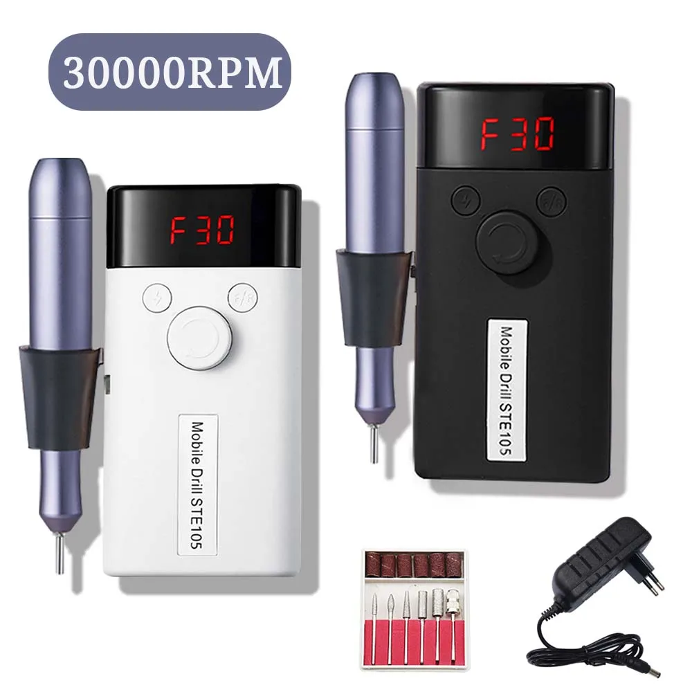 30000 RPM Nail Drill Machine Portable Rechargeable Electric Nail File Manicure drill Set With LCD Display Manicure Machine
30000 RPM Nail Drill Machine Portable Rechargeable Electric Nail File Manicure drill Set With LCD Display Manicure Machine