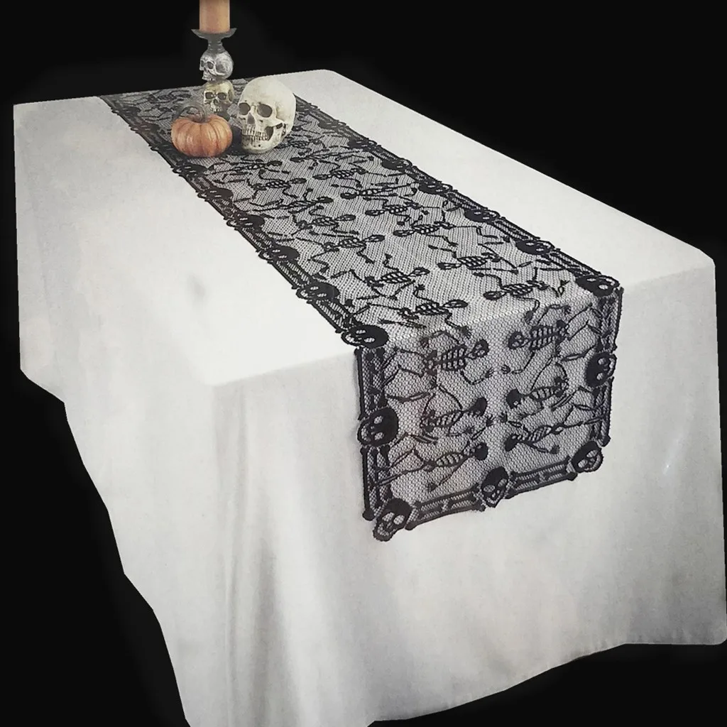 1pcs Halloween Decoration Lace Knitted Spider Web Tablecloth Table Runner Table Flag Fireplace Mantle Home Kitchen Party Supply 
1pcs Halloween Decoration Lace Knitted Spider Web Tablecloth Table Runner Table Flag Fireplace Mantle Home Kitchen Party Supply