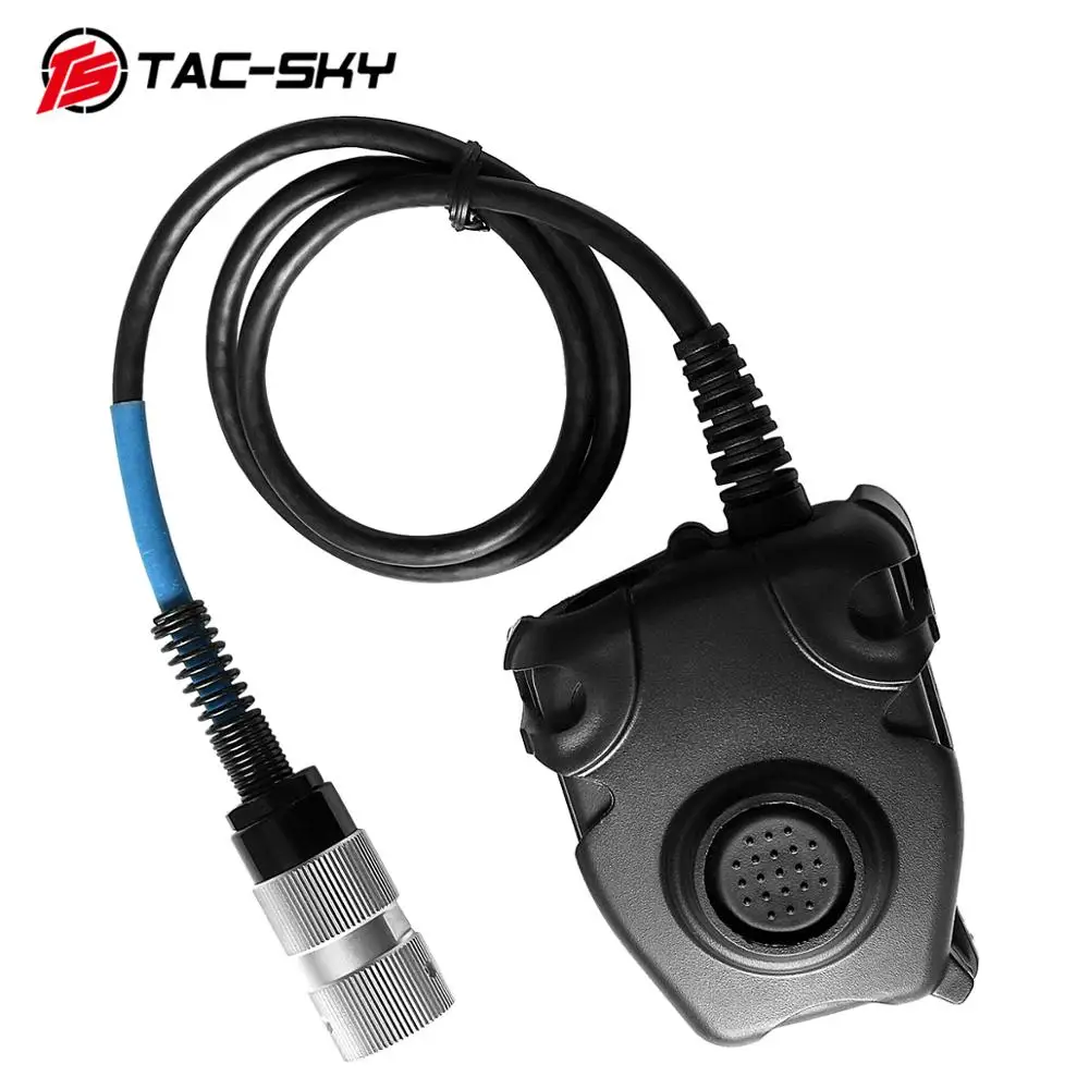 

TAC-SKY PRC PTT Military Tactical Headset Walkie-Talkie Simulation Model AN / PRC 152 152a 148 Intercom Accessories 6pin PTT