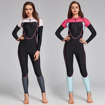 SBART Surfing Diving Wetsuits Women's Long Sleeves Full Body Elastic One-piece Jumpsuit Zip for Snorkeling Surfing Swim M-2XL
SBART Surfing Diving Wetsuits Women's Long Sleeves Full Body Elastic One-piece Jumpsuit Zip for Snorkeling Surfing Swim M-2XL