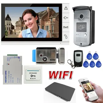 Wireless WiFi Smart 9 inch Video Door Phone Intercom Entry System 1 Monitor + Waterproof Camera + Electric Control Door Lock
Wireless WiFi Smart 9 inch Video Door Phone Intercom Entry System 1 Monitor + Waterproof Camera + Electric Control Door Lock