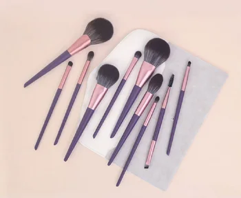 10Pcs Small Grape Makeup-brushes-set With PU Bag/Case Foundation Eyeshadow Powder Cosmetic Brush Kit for Beginner
10Pcs Small Grape Makeup-brushes-set With PU Bag/Case Foundation Eyeshadow Powder Cosmetic Brush Kit for Beginner
