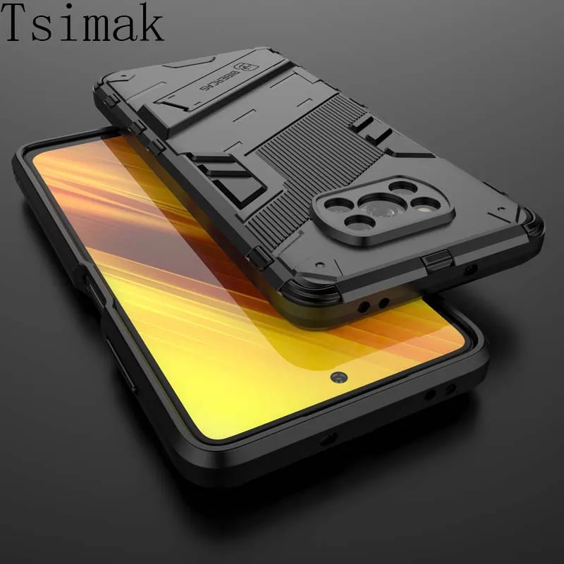 

Armor Case For Xiaomi POCO X3 NFC X4 X5 M4 M5 M5S C65 F3 GT F4 F5 Pro 5G Phone Cover Back Coque for Redmi Note 12 12S 11S Case