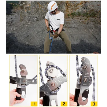 Outdoor Rock Climbing Descent Device Manual Control Braking Stop Descender Carabiner Upgrade Parts
Outdoor Rock Climbing Descent Device Manual Control Braking Stop Descender Carabiner Upgrade Parts