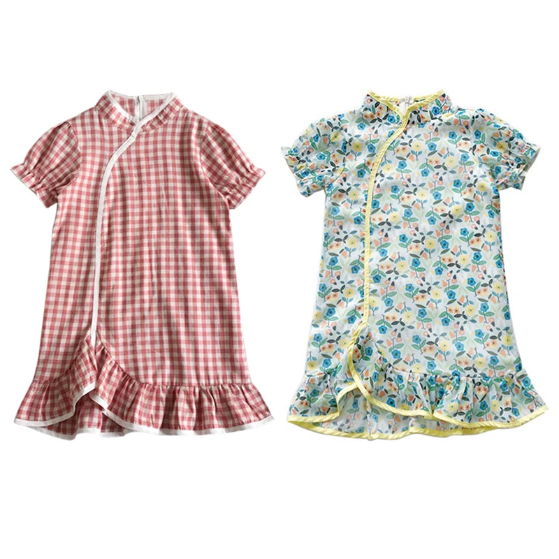 1New Girl Dress Kids Chinese Style Cheongsam Dress Costume Gift Baby Summer Children Clothing
1New Girl Dress Kids Chinese Style Cheongsam Dress Costume Gift Baby Summer Children Clothing