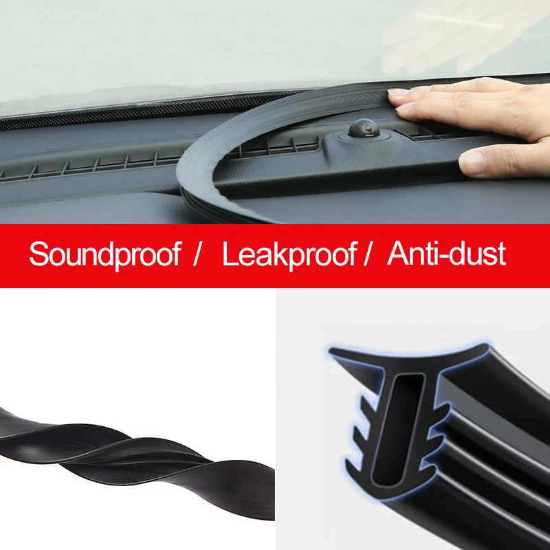 Car Dashboard Sealing Strips Universal Car Windshield Sealant Dashboard Soundproof Rubber Seal Strip Auto Weatherstrip Panel 160
Car Dashboard Sealing Strips Universal Car Windshield Sealant Dashboard Soundproof Rubber Seal Strip Auto Weatherstrip Panel 160