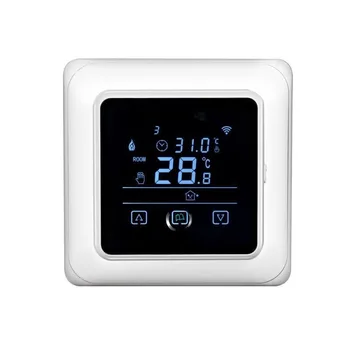 New Smart WIFI Touch Screen Weekly Programming Electric Heating Thermostat Electric Floor Heating 16A Smart Thermostat APP
New Smart WIFI Touch Screen Weekly Programming Electric Heating Thermostat Electric Floor Heating 16A Smart Thermostat APP