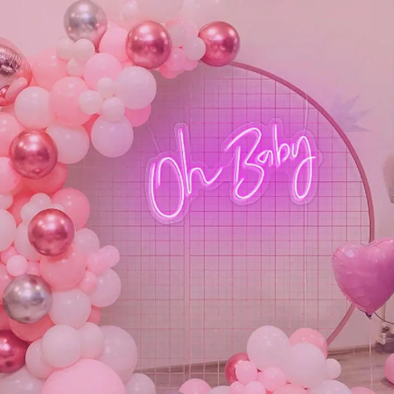 Неоновая вывеска Oh Baby, светильник для первого дня рождения, фотография для вечеринки
Неоновая вывеска Oh Baby, светильник для первого дня рождения, фотография для вечеринки