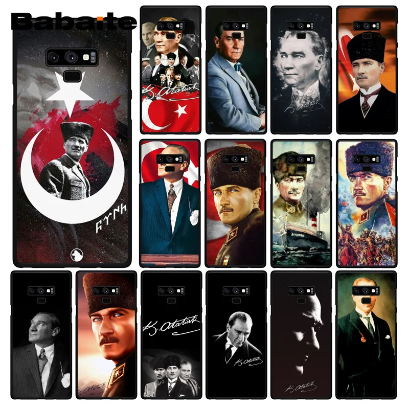 Babaite Turkey Mustafa Kemal Ataturk Phone Case For Samsung Galaxy A50 S10 Plus Note9 Note8 7 10 Pro
Babaite Turkey Mustafa Kemal Ataturk Phone Case For Samsung Galaxy A50 S10 Plus Note9 Note8 7 10 Pro
