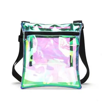 2020 new laser colorful transparent shoulder handbag purse casual wild tide messenger bag plastic jelly bag sac main femme 
2020 new laser colorful transparent shoulder handbag purse casual wild tide messenger bag plastic jelly bag sac main femme