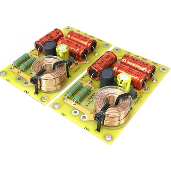 2PCS 2 Way 280W Hifi Stereo 2 Unit Filter Circuits Audio Speaker Crossover Filters Treble Bass Frequency Dividers Home Theater
2PCS 2 Way 280W Hifi Stereo 2 Unit Filter Circuits Audio Speaker Crossover Filters Treble Bass Frequency Dividers Home Theater