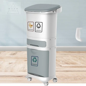 42L /38L/15L Plastic Large Double Layers Trash Can Kitchen Waste Sorting Bin Double-deck Cover Classified Dustbin Storage Bucket
42L /38L/15L Plastic Large Double Layers Trash Can Kitchen Waste Sorting Bin Double-deck Cover Classified Dustbin Storage Bucket