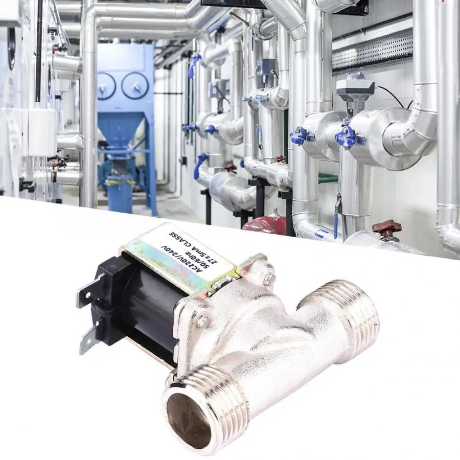 Electromagnetic Shut-off Valve AC220/240V G1/2 NC Brass Electric Solenoid Valve Normally Water Inlet Solenoid Valve
Electromagnetic Shut-off Valve AC220/240V G1/2 NC Brass Electric Solenoid Valve Normally Water Inlet Solenoid Valve