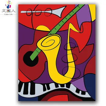 Abstract Instrument Note Picasso Famous Painting Digital Oil Paint by Numbers with Package on Canvas Draw for Children Practise
Abstract Instrument Note Picasso Famous Painting Digital Oil Paint by Numbers with Package on Canvas Draw for Children Practise