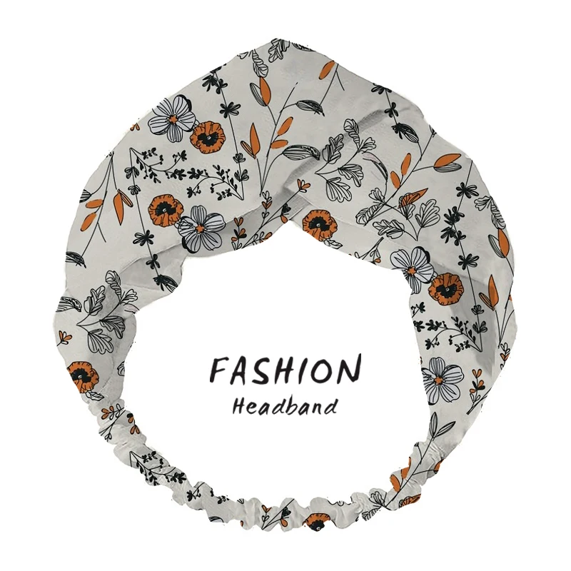 Orange Flower pattern Women Bandanas Headbands Turban HairBands Head Wrap Hair Headbands for Women Elastic Hair Bands 2021 
Orange Flower pattern Women Bandanas Headbands Turban HairBands Head Wrap Hair Headbands for Women Elastic Hair Bands 2021