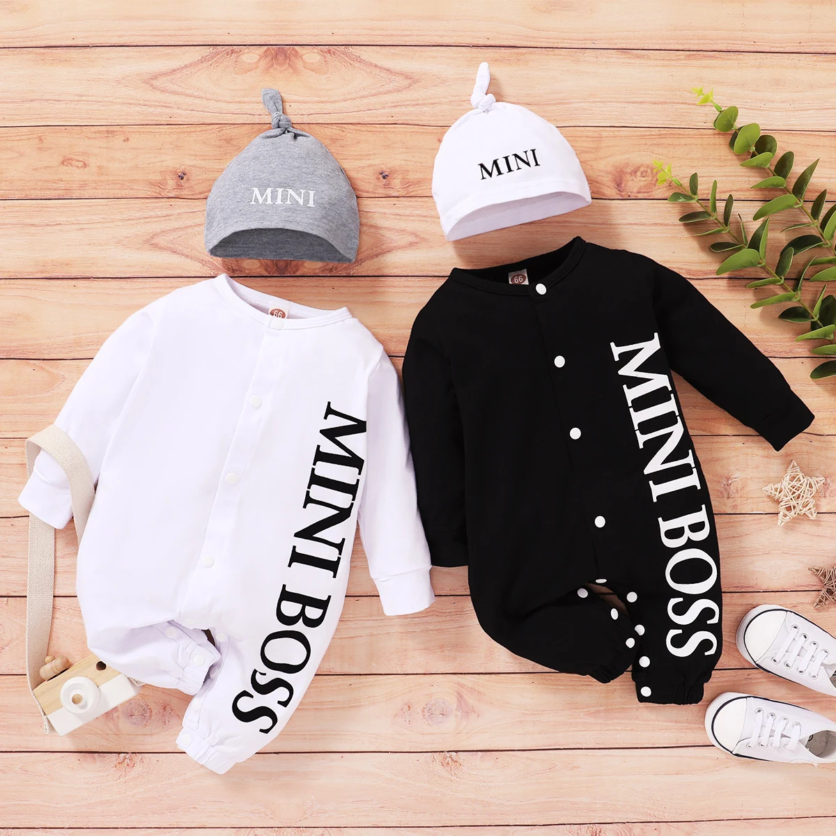 PatPat 2020 Hot Sales Autumn and Spring Baby Boy MINI BOSS Baby Rompers with Hat baby born clothes Jumpsuits Baby‘s Clothing | Happy Baby Mama PatPat 2020 Hot Sales Autumn and Spring Baby Boy MINI BOSS Baby Rompers with Hat baby born clothes Jumpsuits Baby‘s Clothing | Happy Baby Mama