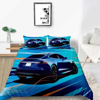 3D Car Bedding Set Fashionable Soft Cool Creative Duvet Cover Blue King Queen Single Twin Full Double Unique Design Bed Set
3D Car Bedding Set Fashionable Soft Cool Creative Duvet Cover Blue King Queen Single Twin Full Double Unique Design Bed Set