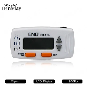 12pcs Eno EM-11A Mini Clip-On Electric Metronome with Clear LCD Display for Guitar Violin Ukulele and Piano Practice White
12pcs Eno EM-11A Mini Clip-On Electric Metronome with Clear LCD Display for Guitar Violin Ukulele and Piano Practice White