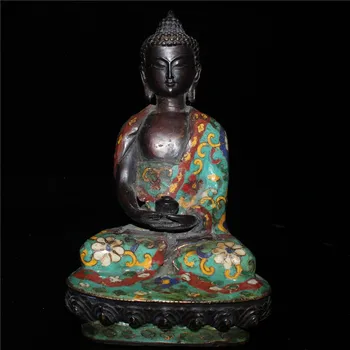China old Beijing old goods Buddha statue with bronze tire cloisonne Sakyamuni
China old Beijing old goods Buddha statue with bronze tire cloisonne Sakyamuni
