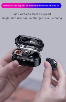 Universal Led Bluetooth Wireless Earphones Headphone Stereo Sports Headset In Ear TWS Earbuds for Samsung Android IOS
Universal Led Bluetooth Wireless Earphones Headphone Stereo Sports Headset In Ear TWS Earbuds for Samsung Android IOS