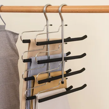 New Multi-layer Trouser Racks Household Multi-function Non-slip Hanging Pants Storage Holders Space Saving Seamless Hanging
New Multi-layer Trouser Racks Household Multi-function Non-slip Hanging Pants Storage Holders Space Saving Seamless Hanging