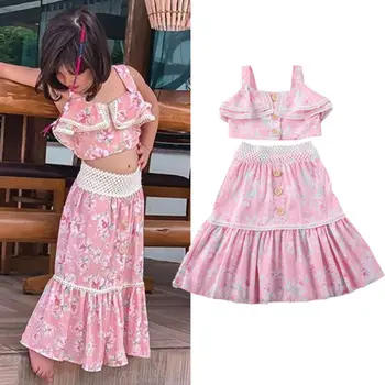 US Toddler Kid Baby Girl Clothes Summer Crop Vest Top Long Dress Floral Outfit Holiday Set 1-6T
US Toddler Kid Baby Girl Clothes Summer Crop Vest Top Long Dress Floral Outfit Holiday Set 1-6T