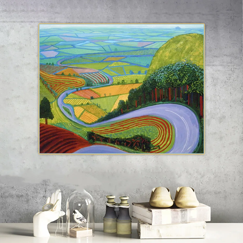 David Hockney " Garrowby Hill " Canvas Oil Painting Modern Artwork Picture Print Wall Background Decor Home Bedroom Decoration
David Hockney " Garrowby Hill " Canvas Oil Painting Modern Artwork Picture Print Wall Background Decor Home Bedroom Decoration