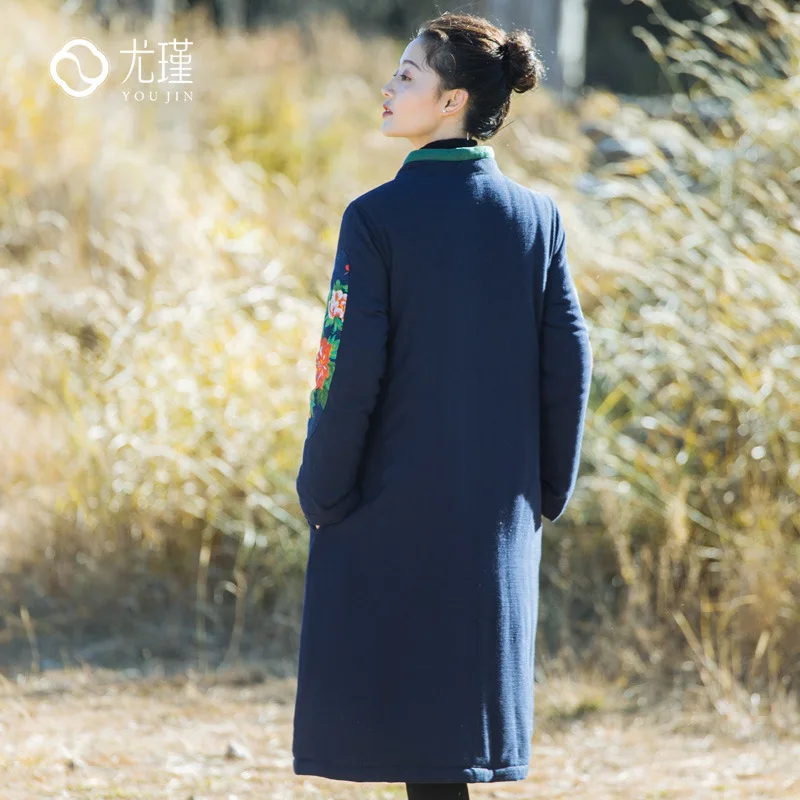 Factory Sales Autumn And Winter New Style Ethnic-Style Large Size Dress Retro Frog Loose-Fit Printed Cotton-padded Jacket Coat C
Factory Sales Autumn And Winter New Style Ethnic-Style Large Size Dress Retro Frog Loose-Fit Printed Cotton-padded Jacket Coat C