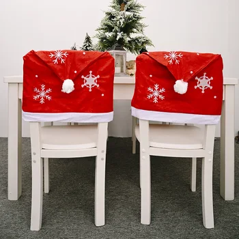 Christmas Snowflake Red Hat Chair Cover Xmas Chair Cover Seat Slipcover Christmas Decorations for Home Dining Room Hotel Banquet
Christmas Snowflake Red Hat Chair Cover Xmas Chair Cover Seat Slipcover Christmas Decorations for Home Dining Room Hotel Banquet
