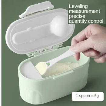 Baby Milk Powder Storage Box with Scoop - Potable Baby Food Storage Containers - 280ml/600ml
Baby Milk Powder Storage Box with Scoop - Potable Baby Food Storage Containers - 280ml/600ml
