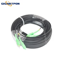 Outdoor 3 steel 1 core 2SC/APC-2SC/APC fiber drop cable FTTH fiber single mode G675A1 core with SC APC connector
Outdoor 3 steel 1 core 2SC/APC-2SC/APC fiber drop cable FTTH fiber single mode G675A1 core with SC APC connector