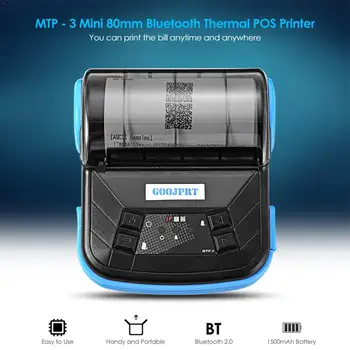 Mini Wireless Thermal Printer 80MM Portable USB Receipt Ticket Printer POS for IOS Android & Windows
Mini Wireless Thermal Printer 80MM Portable USB Receipt Ticket Printer POS for IOS Android & Windows