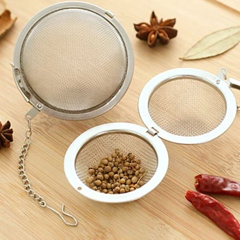 1pc Stainless Steel Tea Infuser Sphere Locking Spice Tea Strainer Mesh Infuser Tea Filter Strainers Kitchen Tools Accessories
1pc Stainless Steel Tea Infuser Sphere Locking Spice Tea Strainer Mesh Infuser Tea Filter Strainers Kitchen Tools Accessories