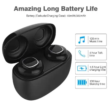 Bluetooth Earphones Wireless Earphone TWS Earbuds 500Mah Mini Charging Case Deep Bass Stereo Sound With Mic R20
Bluetooth Earphones Wireless Earphone TWS Earbuds 500Mah Mini Charging Case Deep Bass Stereo Sound With Mic R20