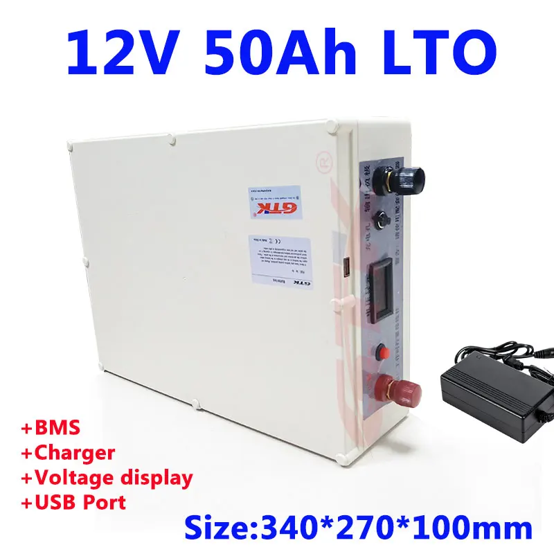 Fast charge LTO 12V 50Ah 60Ah 80Ah Lithium titanate battery pack 2.4v cell with BMS for inverter electric Boat +5A charger
Fast charge LTO 12V 50Ah 60Ah 80Ah Lithium titanate battery pack 2.4v cell with BMS for inverter electric Boat +5A charger