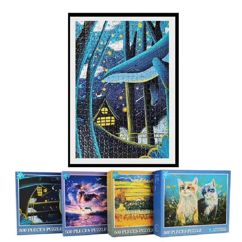 500 Pcs Jigsaw Puzzle for Kids Learning Educational Puzzles Toys Intellectual Game for Adult
500 Pcs Jigsaw Puzzle for Kids Learning Educational Puzzles Toys Intellectual Game for Adult
