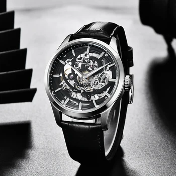 100M Waterproof PAGANI DESIGN Men'S Watches sports Luxury Top Brands Cutout Automatic Mechanical Leather strap Wrist Watch Men
100M Waterproof PAGANI DESIGN Men'S Watches sports Luxury Top Brands Cutout Automatic Mechanical Leather strap Wrist Watch Men