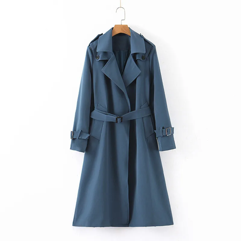 2020 Fashion Trench Coat Women Autumn Winter Cloak Coat Slim Belt Solid Color Long Windbreaker Casual Tops Loose Outwear KW1011
2020 Fashion Trench Coat Women Autumn Winter Cloak Coat Slim Belt Solid Color Long Windbreaker Casual Tops Loose Outwear KW1011