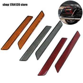2PCS Motorcycle Saddlebag Guard Latch Cover Reflectors Smoke/Red/Amber For Harley Touring Road King FLTR FLHX FLHTK 2014-2018
2PCS Motorcycle Saddlebag Guard Latch Cover Reflectors Smoke/Red/Amber For Harley Touring Road King FLTR FLHX FLHTK 2014-2018
