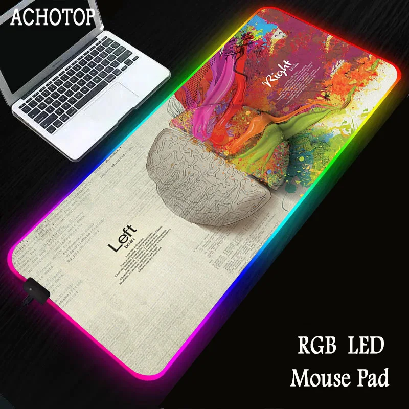 Brain Art RGB LED Lights Desktop Gaming Mouse Pad Cushion Computer Accessory Mousepad LED Lighting USB Colorful Desk Mice Mat
Brain Art RGB LED Lights Desktop Gaming Mouse Pad Cushion Computer Accessory Mousepad LED Lighting USB Colorful Desk Mice Mat