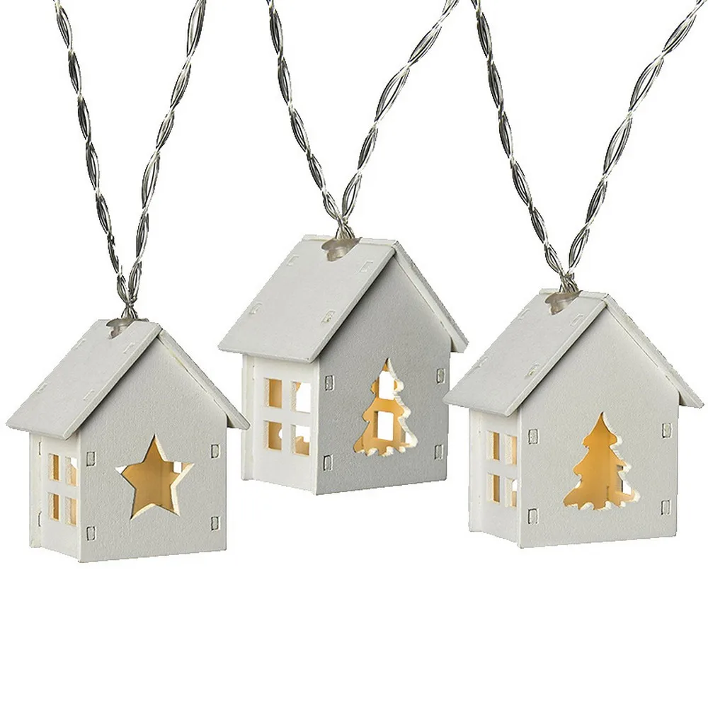 2M 10pcs LED Light String Christmas Tree House Style Fairy Light LED String Wedding Garland New Year Christmas Home Decoration
2M 10pcs LED Light String Christmas Tree House Style Fairy Light LED String Wedding Garland New Year Christmas Home Decoration